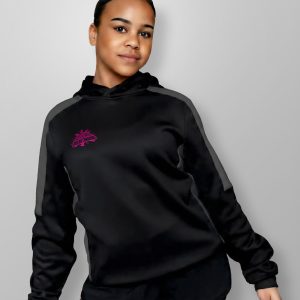 BROADWAY BREAKTHROUGH: TRACKSUIT HOODIE – BLACK/GREY